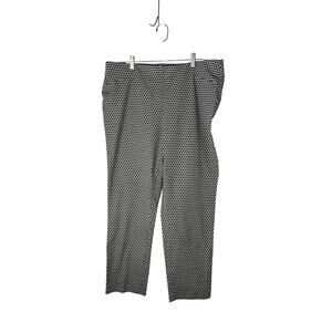 Chico's So Slimming Juliet Pull-On Pants - Geometric Print - Size 3